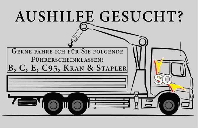 Aushilfe als Kraftfahrer gesucht?